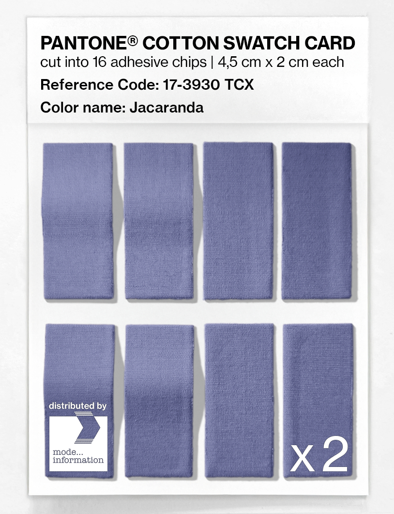 Artikelbild 5 des Artikels “PANTONE® COTTON SWATCH CARD 17-3930 TCX Jacaranda “