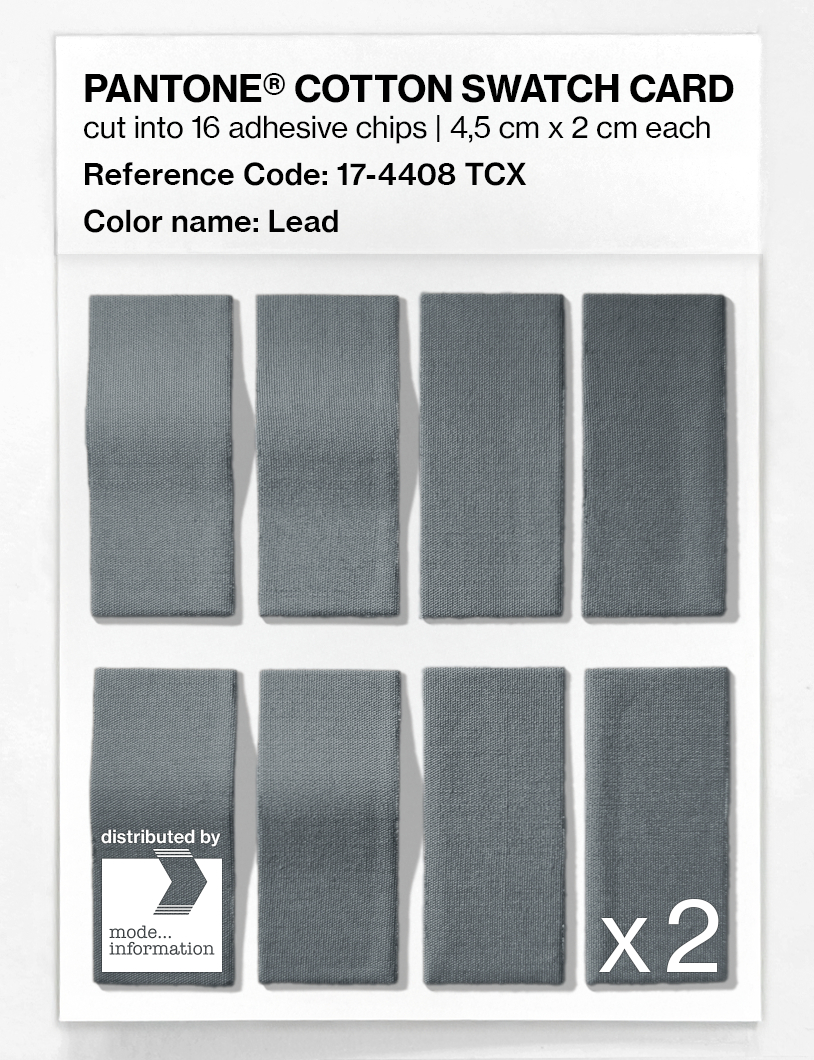 Artikelbild 5 des Artikels “PANTONE® COTTON SWATCH CARD 17-4408 TCX Lead “