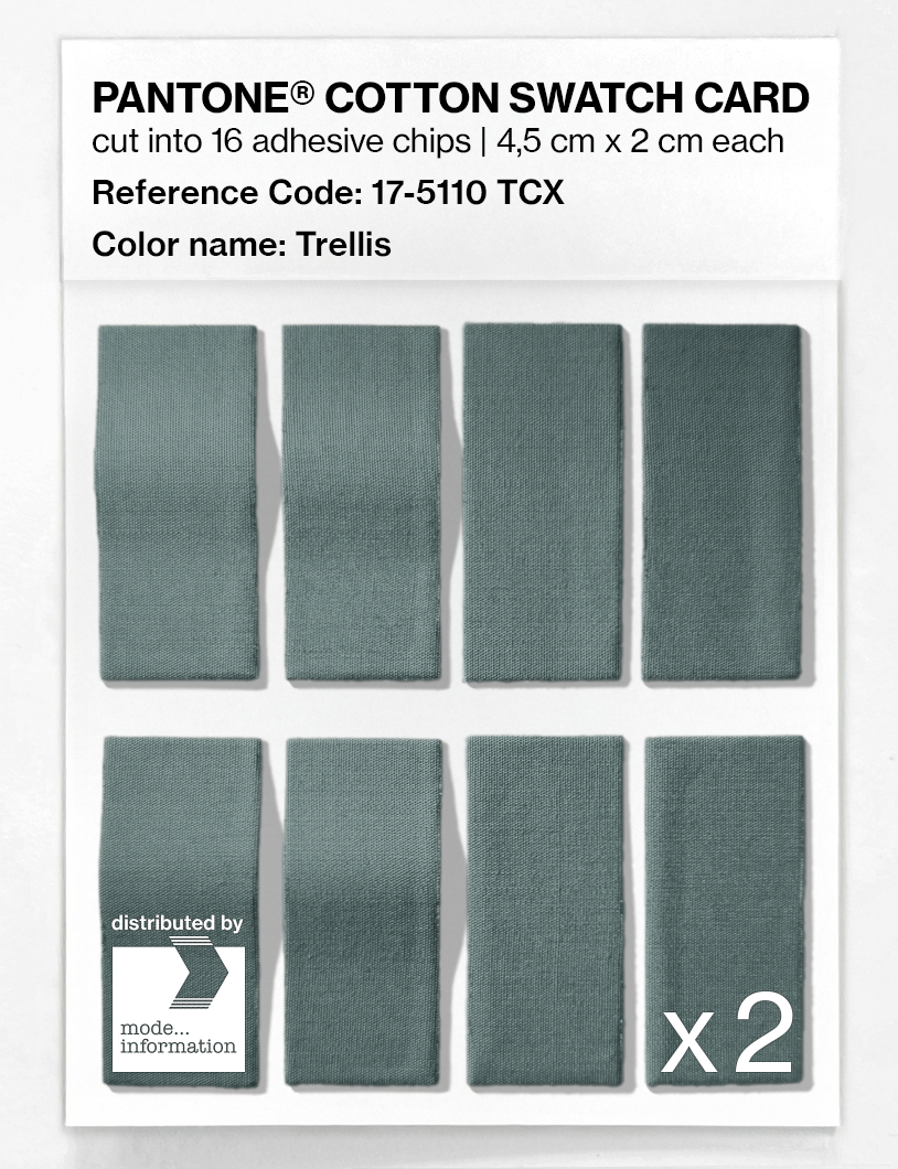 Artikelbild 5 des Artikels “PANTONE® COTTON SWATCH CARD 17-5110 TCX Trellis “