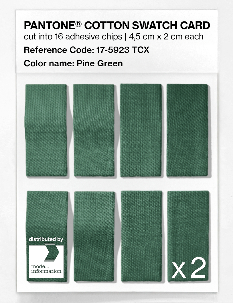 Artikelbild 5 des Artikels “PANTONE® COTTON SWATCH CARD 17-5923 TCX Pine Green “
