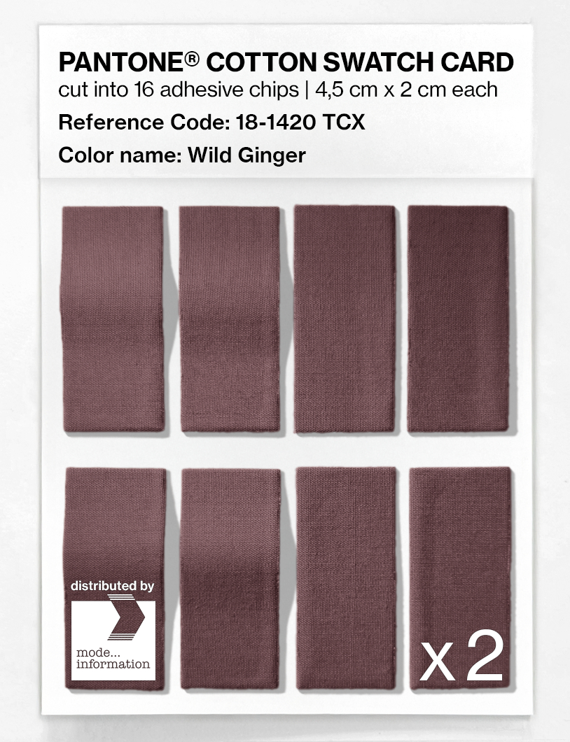 Artikelbild 5 des Artikels “PANTONE® COTTON SWATCH CARD 18-1420 TCX Wild Ginger “