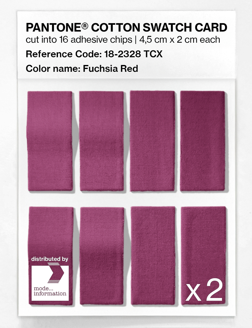 Artikelbild 5 des Artikels “PANTONE® COTTON SWATCH CARD 18-2328 TCX Fuchsia Red “