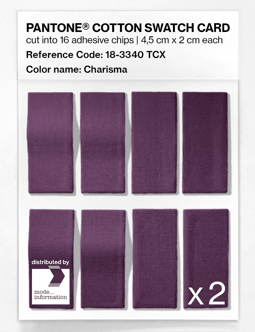 Artikelbild 5 des Artikels “PANTONE® COTTON SWATCH CARD 18-3340 TCX Charisma “