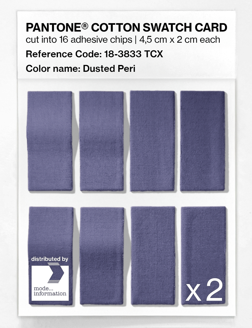 Artikelbild 5 des Artikels “PANTONE® COTTON SWATCH CARD 18-3833 TCX Dusted Peri “