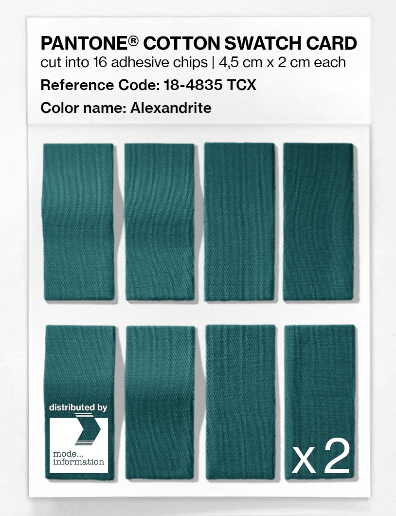 Artikelbild 5 des Artikels “PANTONE® COTTON SWATCH CARD 18-4835 TCX Alexandrite “