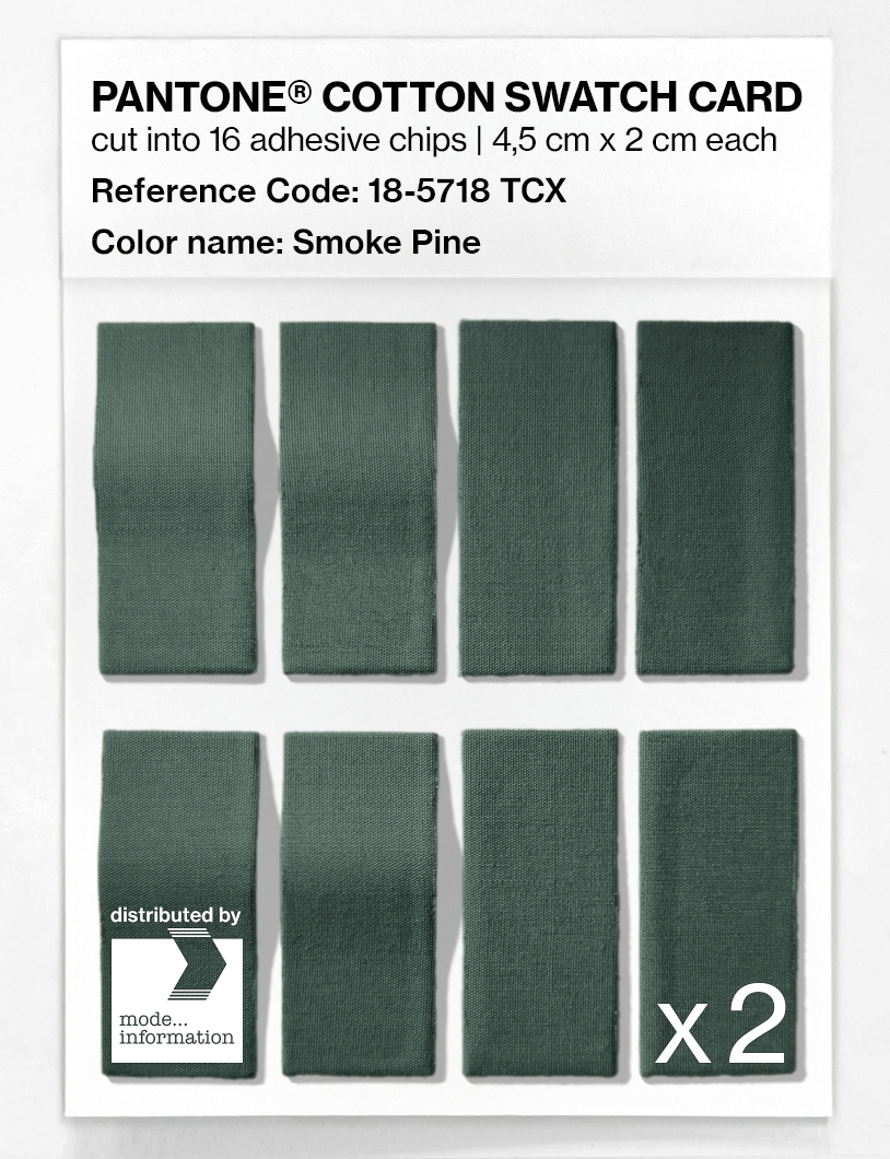 Artikelbild 5 des Artikels “PANTONE® COTTON SWATCH CARD 18-5718 TCX Smoke Pine “