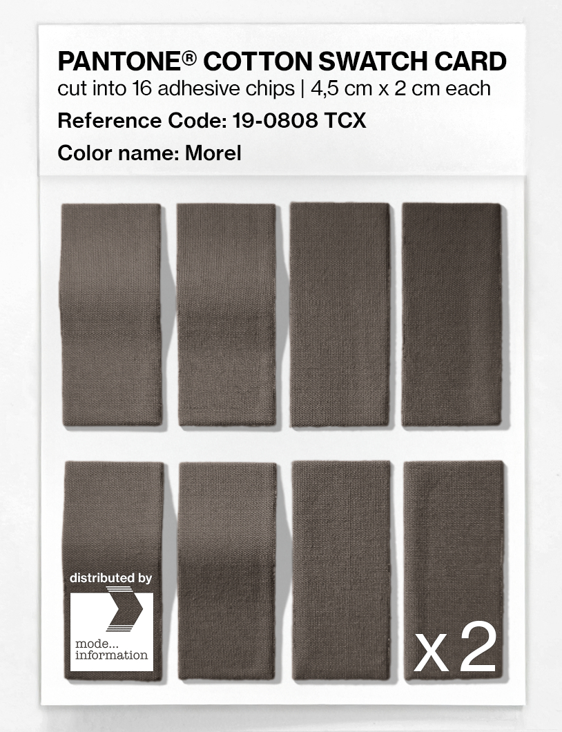 Artikelbild 5 des Artikels “PANTONE® COTTON SWATCH CARD 19-0808 TCX Morel “