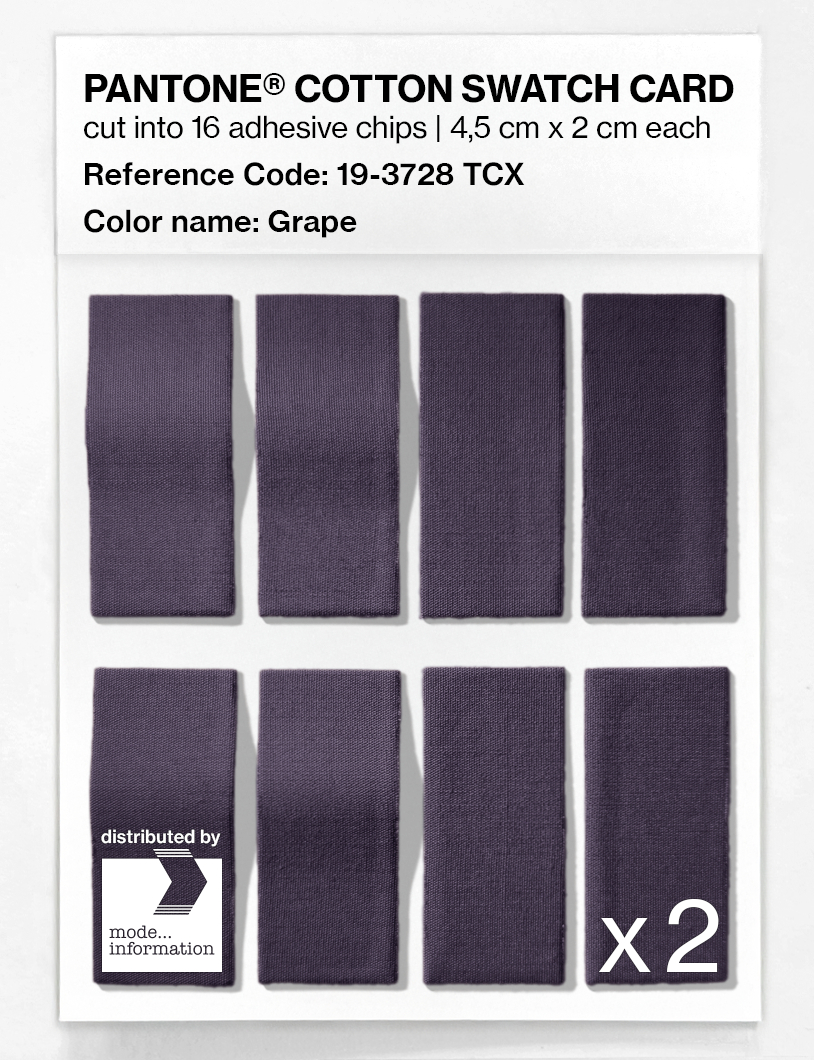 Artikelbild 5 des Artikels “PANTONE® COTTON SWATCH CARD 19-3728 TCX Grape “