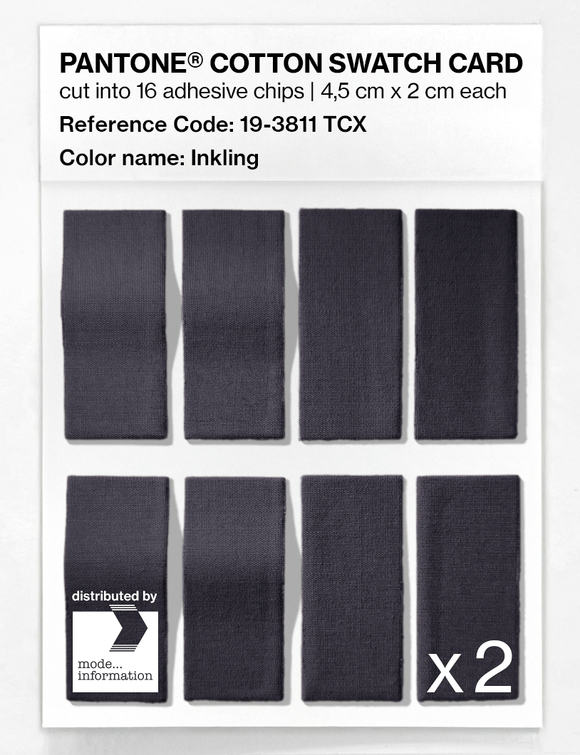 Artikelbild 5 des Artikels “PANTONE® COTTON SWATCH CARD 19-3811 TCX Inkling “
