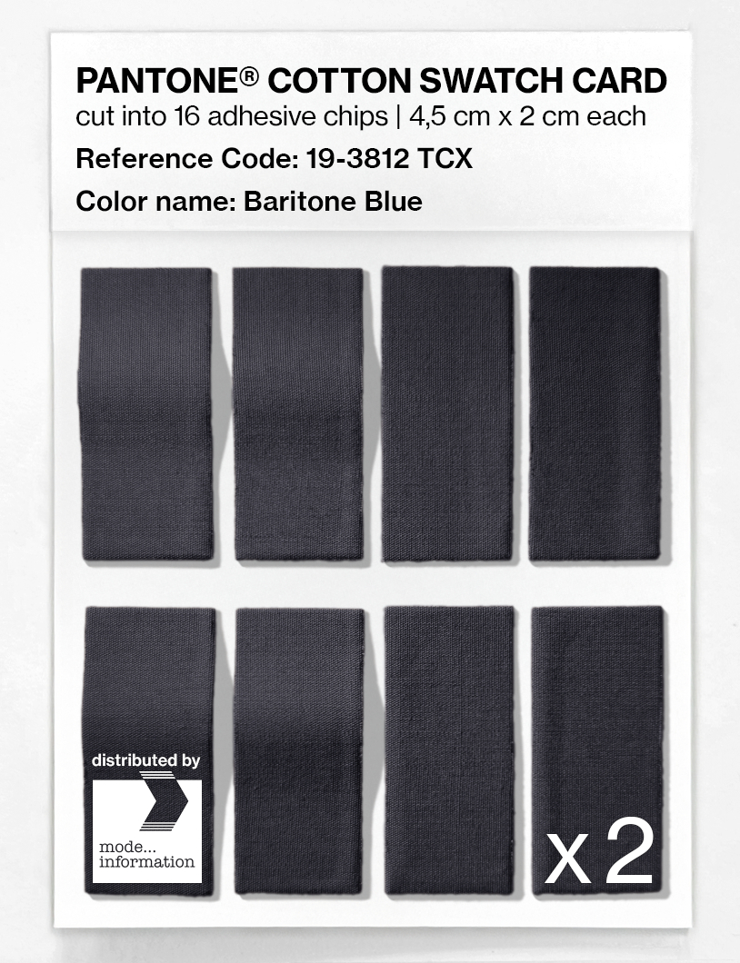 Artikelbild 5 des Artikels “PANTONE® COTTON SWATCH CARD 19-3812 TCX Baritone Blue “