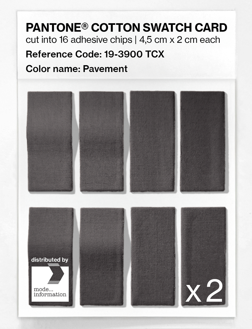 Artikelbild 5 des Artikels “PANTONE® COTTON SWATCH CARD 19-3900 TCX Pavement “