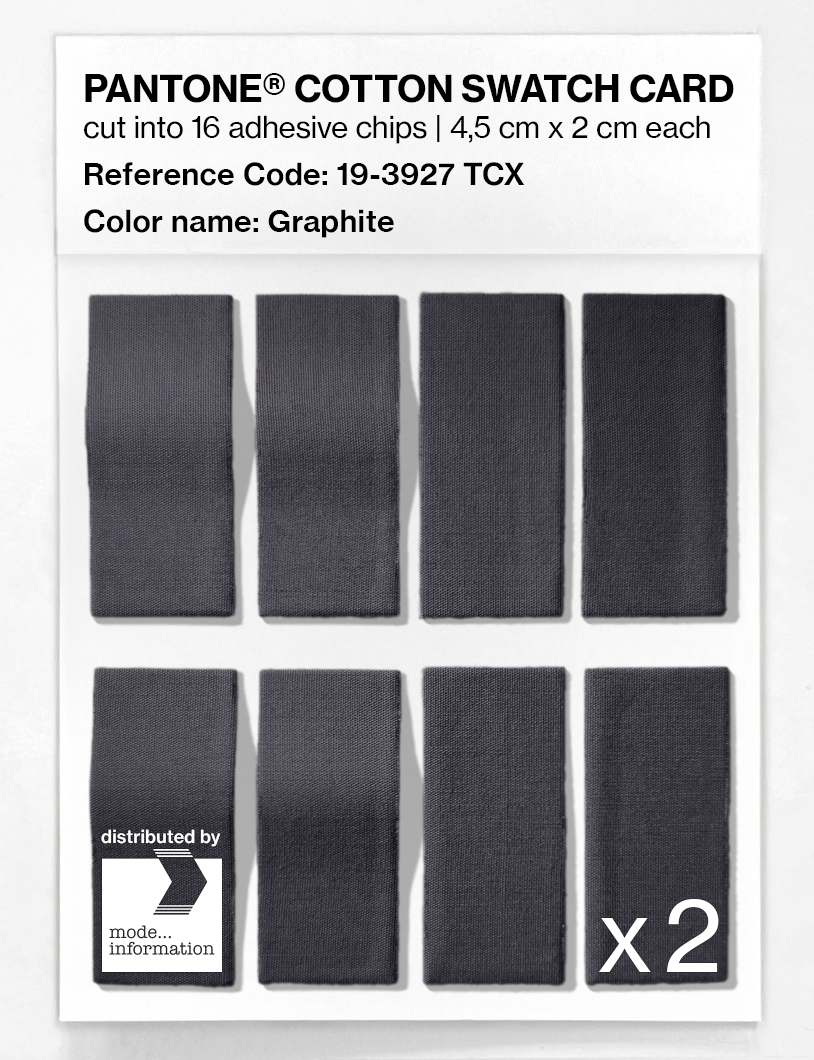 Artikelbild 5 des Artikels “PANTONE® COTTON SWATCH CARD 19-3927 TCX Graphite “
