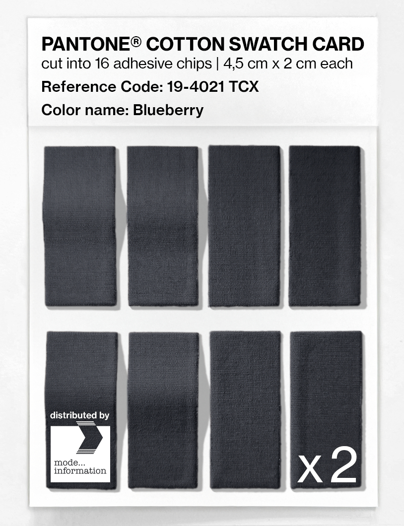 Artikelbild 5 des Artikels “PANTONE® COTTON SWATCH CARD 19-4021 TCX Blueberry “