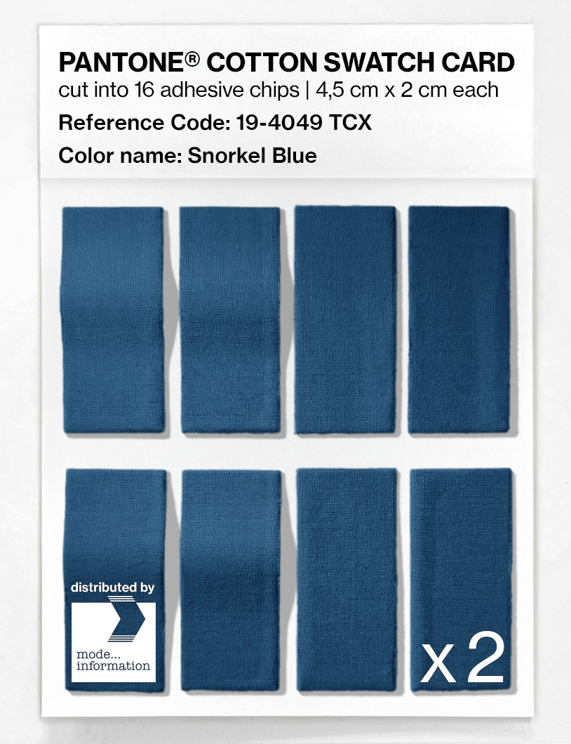Artikelbild 5 des Artikels “PANTONE® COTTON SWATCH CARD 19-4049 TCX Snorkel Blue “
