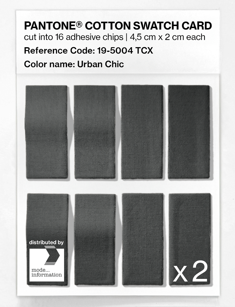 Artikelbild 5 des Artikels “PANTONE® COTTON SWATCH CARD 19-5004 TCX Urban Chic “