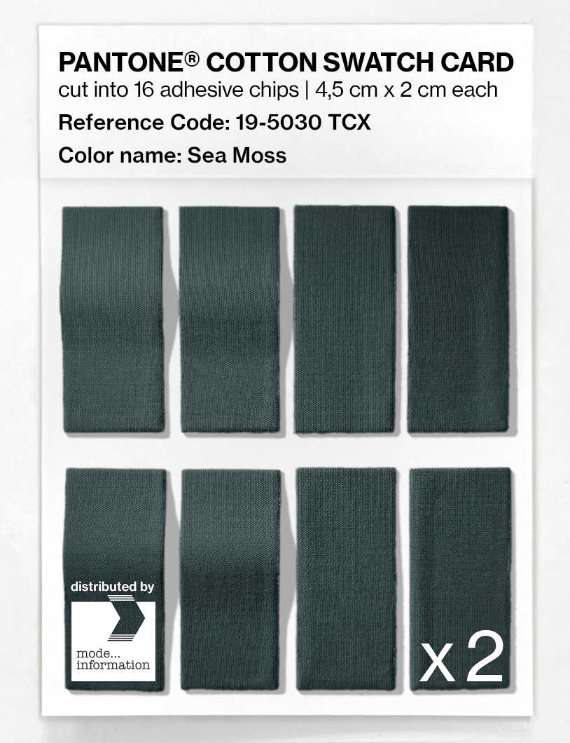 Artikelbild 5 des Artikels “PANTONE® COTTON SWATCH CARD 19-5030 TCX Sea Moss “