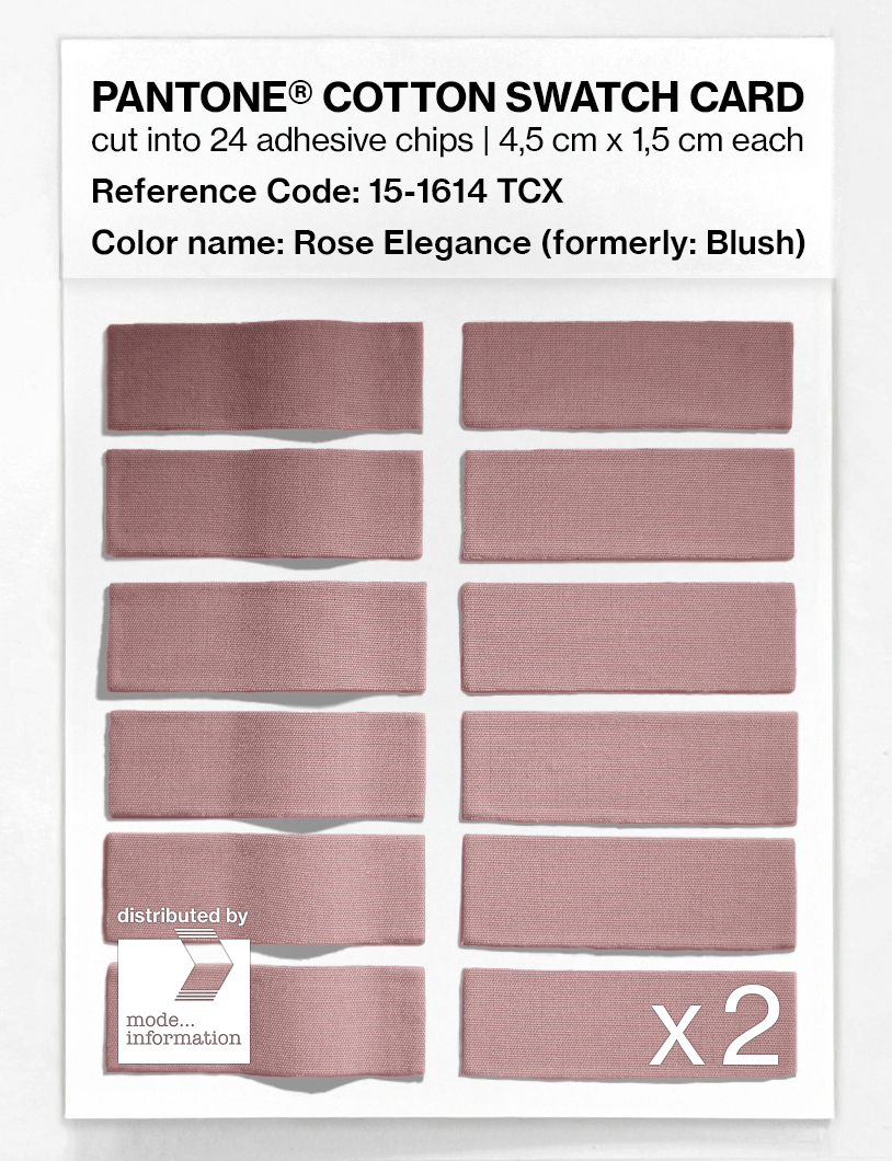 Product image 6 of the product “PANTONE® COTTON SWATCH CARD 15-1614 TCX Rose Elegance ”