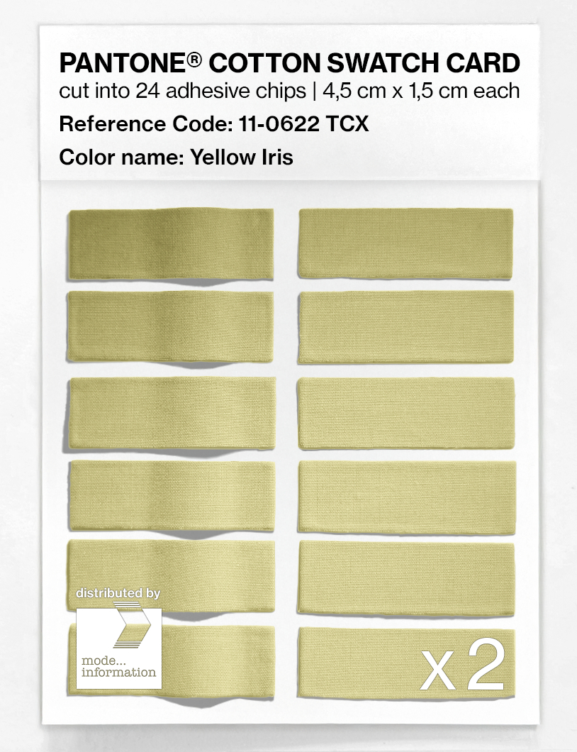 Artikelbild 6 des Artikels “PANTONE® COTTON SWATCH CARD 11-0622 TCX Yellow Iris “