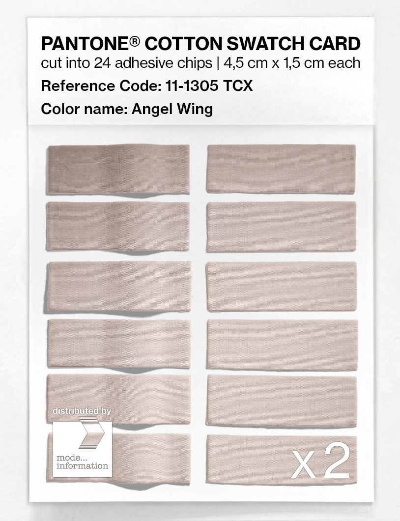 Artikelbild 6 des Artikels “PANTONE® COTTON SWATCH CARD 11-1305 TCX Angel Wing “