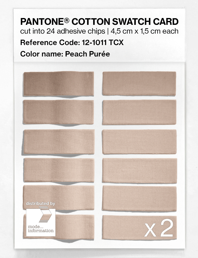 Artikelbild 6 des Artikels “PANTONE® COTTON SWATCH CARD 12-1011 TCX Peach Purée “