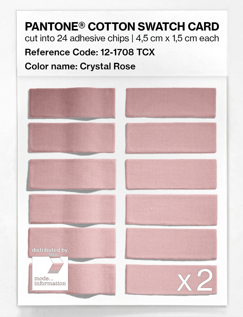 Artikelbild 6 des Artikels “PANTONE® COTTON SWATCH CARD 12-1708 TCX Crystal Rose “