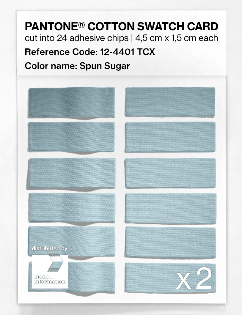Artikelbild 6 des Artikels “PANTONE® COTTON SWATCH CARD 12-4401 TCX Spun Sugar “