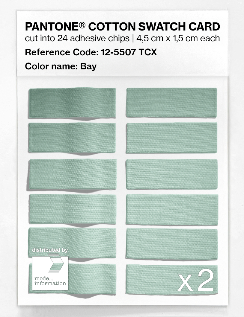 Artikelbild 6 des Artikels “PANTONE® COTTON SWATCH CARD 12-5507 TCX Bay “