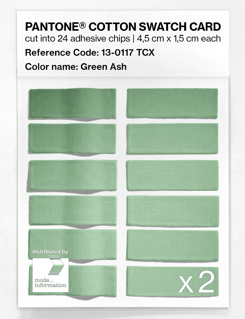 Artikelbild 6 des Artikels “PANTONE® COTTON SWATCH CARD 13-0117 TCX Green Ash “