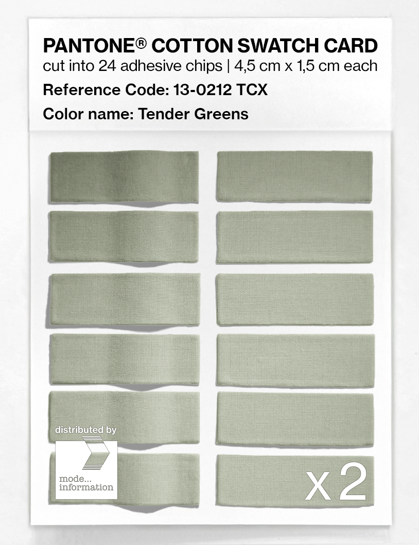 Artikelbild 6 des Artikels “PANTONE® COTTON SWATCH CARD 13-0212 TCX Tender Greens “