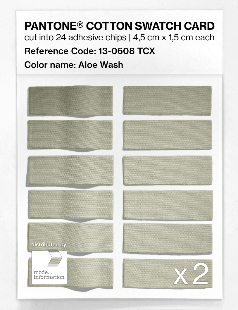 Artikelbild 6 des Artikels “PANTONE® COTTON SWATCH CARD 13-0608 TCX Aloe Wash “