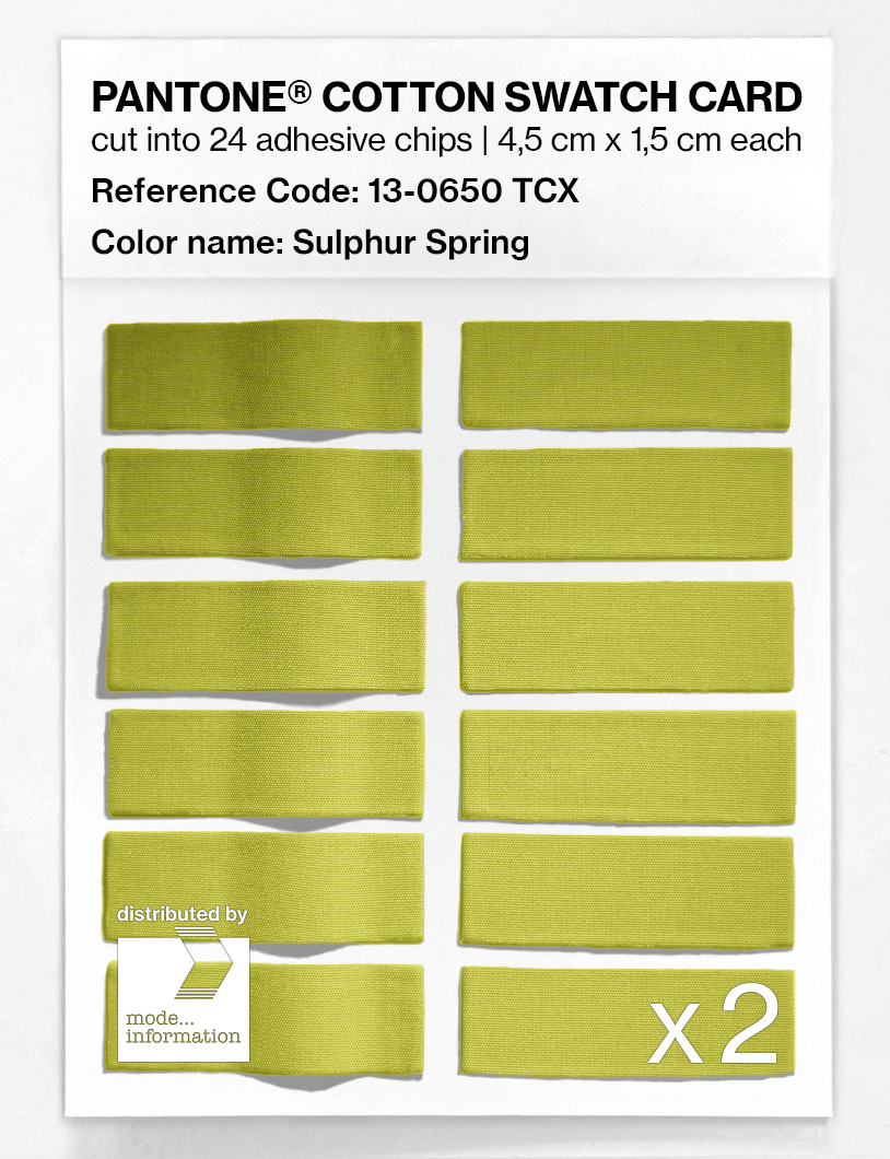 Artikelbild 6 des Artikels “PANTONE® COTTON SWATCH CARD 13-0650 TCX Sulphur Spring “