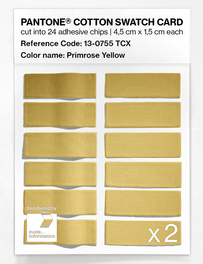 Artikelbild 6 des Artikels “PANTONE® COTTON SWATCH CARD 13-0755 TCX Primrose Yellow “