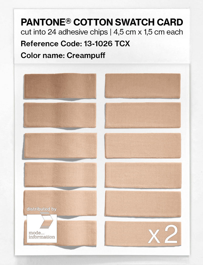 Artikelbild 6 des Artikels “PANTONE® COTTON SWATCH CARD 13-1026 TCX Creampuff “