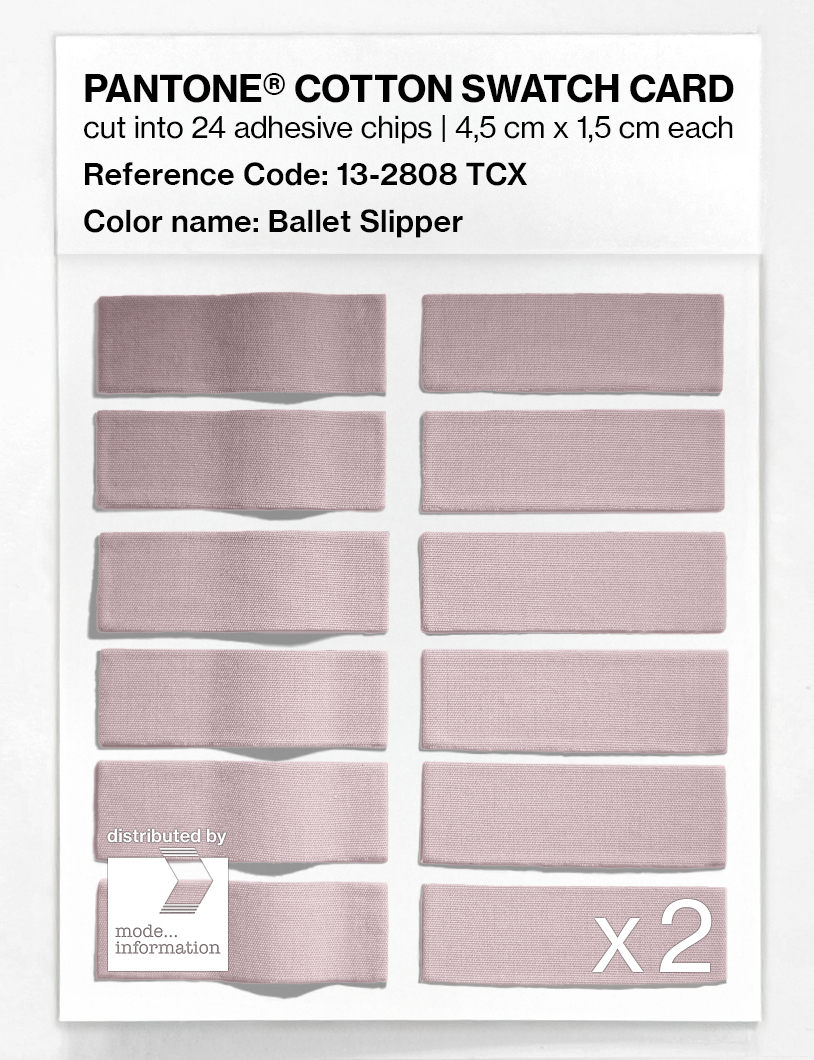 Artikelbild 6 des Artikels “PANTONE® COTTON SWATCH CARD 13-2808 TCX Ballet Slipper “