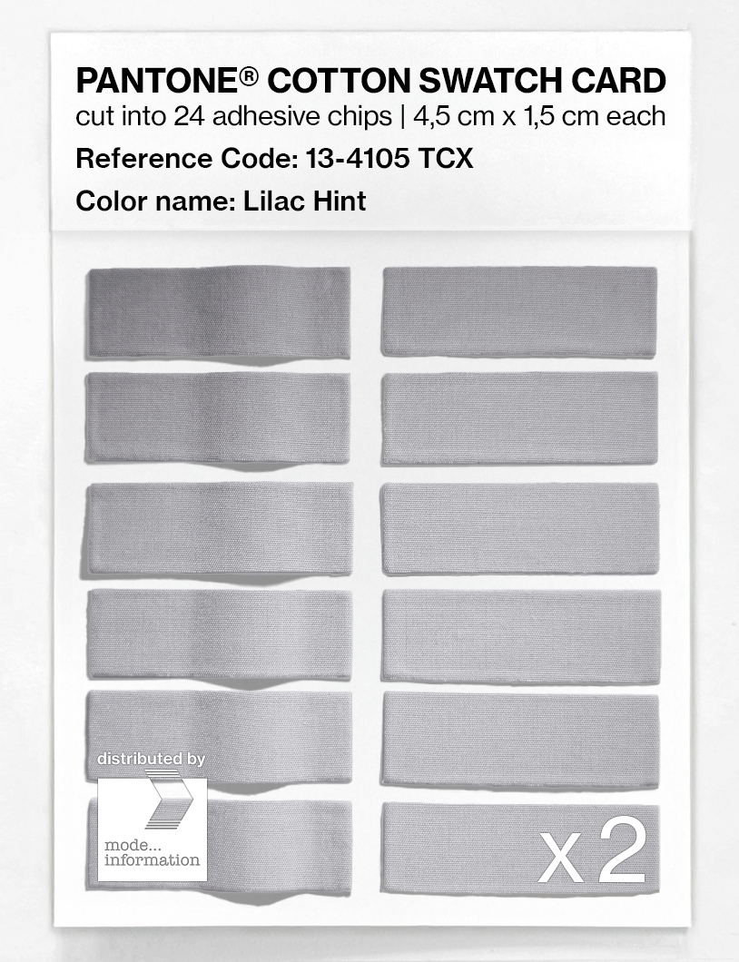 Artikelbild 6 des Artikels “PANTONE® COTTON SWATCH CARD 13-4105 TCX Lilac Hint “