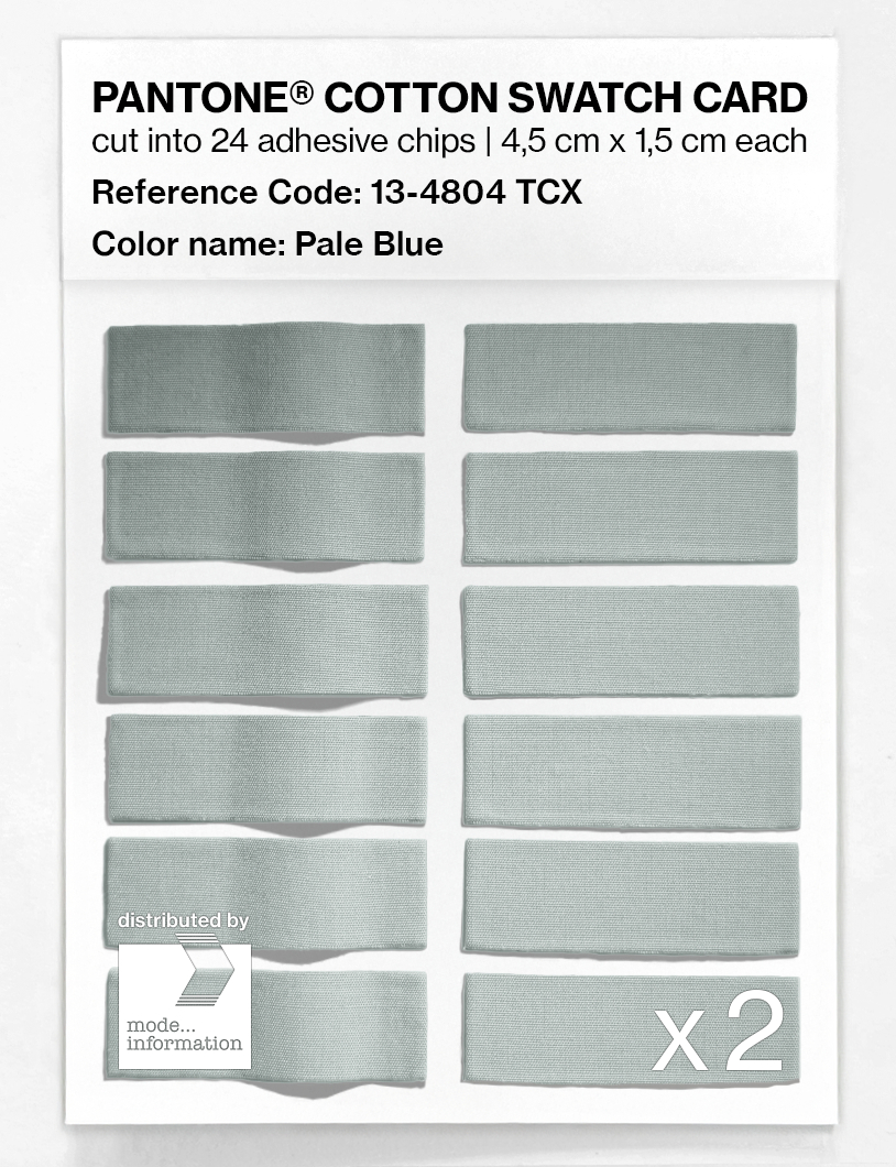 Artikelbild 6 des Artikels “PANTONE® COTTON SWATCH CARD 13-4804 TCX Pale Blue “