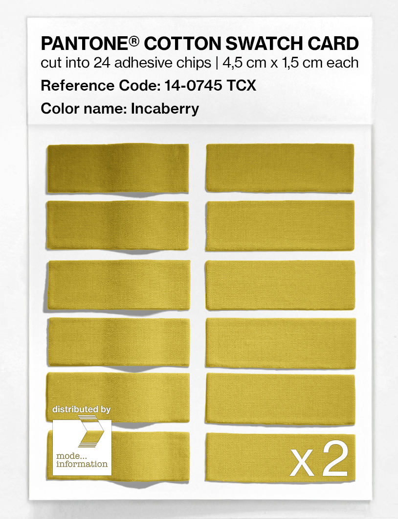Artikelbild 6 des Artikels “PANTONE® COTTON SWATCH CARD 14-0745 TCX Incaberry “
