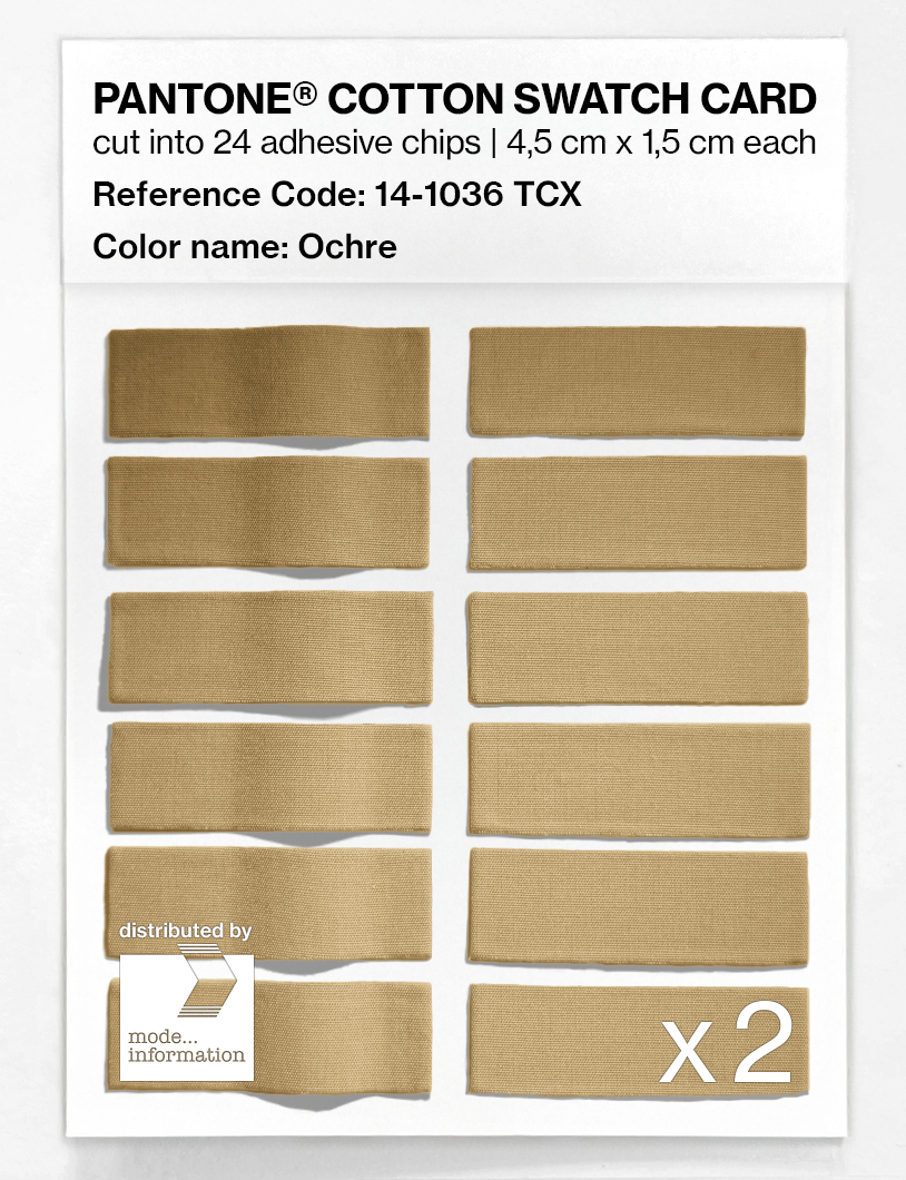 Artikelbild 6 des Artikels “PANTONE® COTTON SWATCH CARD 14-1036 TCX Ochre “