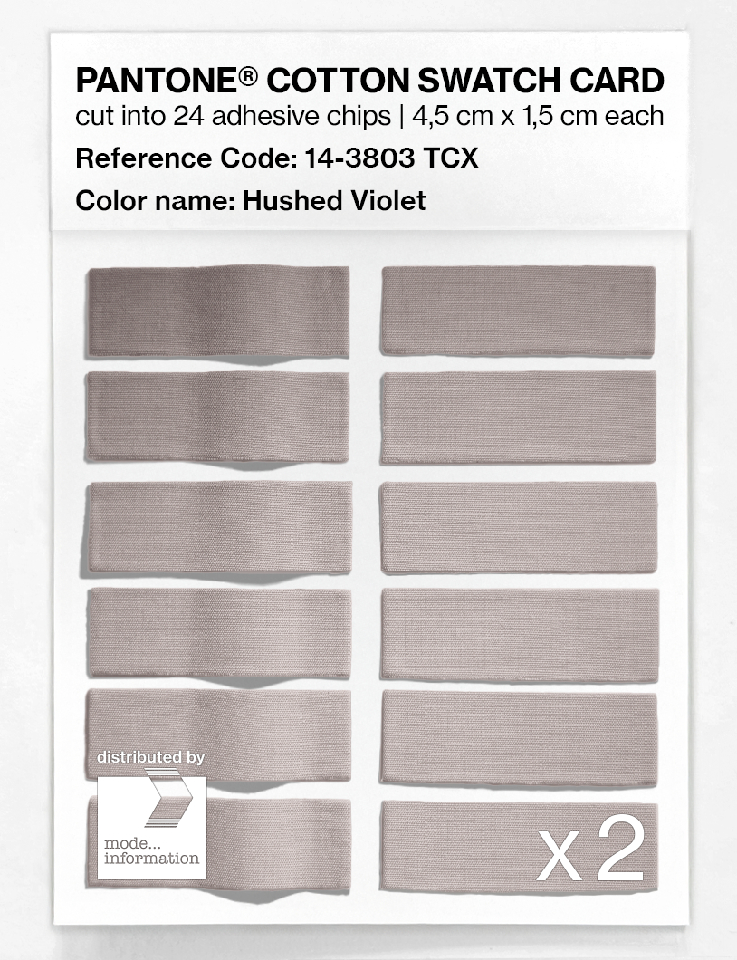 Artikelbild 6 des Artikels “PANTONE® COTTON SWATCH CARD 14-3803 TCX Hushed Violet “