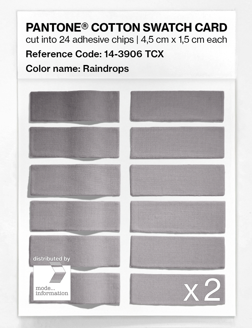 Artikelbild 6 des Artikels “PANTONE® COTTON SWATCH CARD 14-3906 TCX Raindrops “