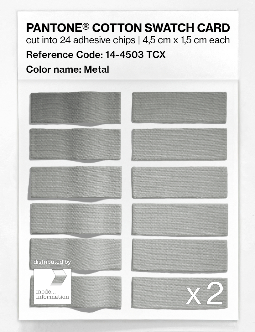 Artikelbild 6 des Artikels “PANTONE® COTTON SWATCH CARD 14-4503 TCX Metal “