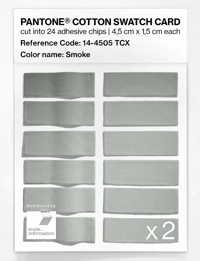 Artikelbild 6 des Artikels “PANTONE® COTTON SWATCH CARD 14-4505 TCX Smoke “