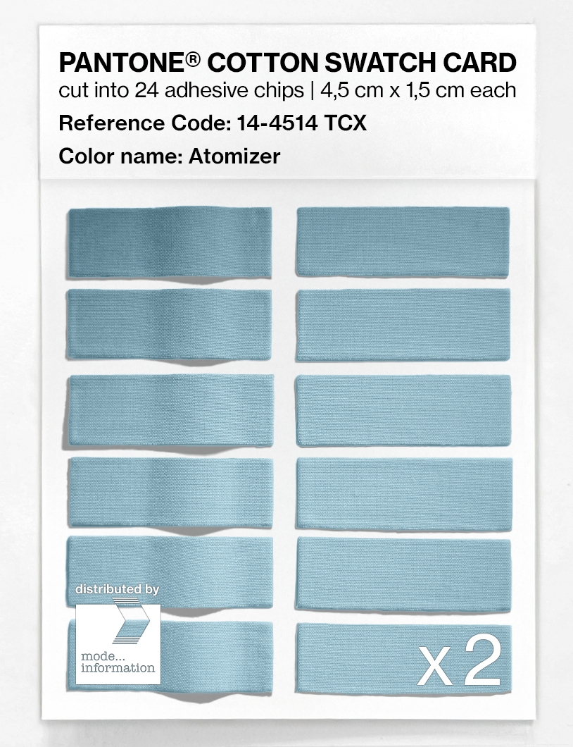 Product image 6 of the product “PANTONE® COTTON SWATCH CARD 14-4514 TCX Atomizer ”