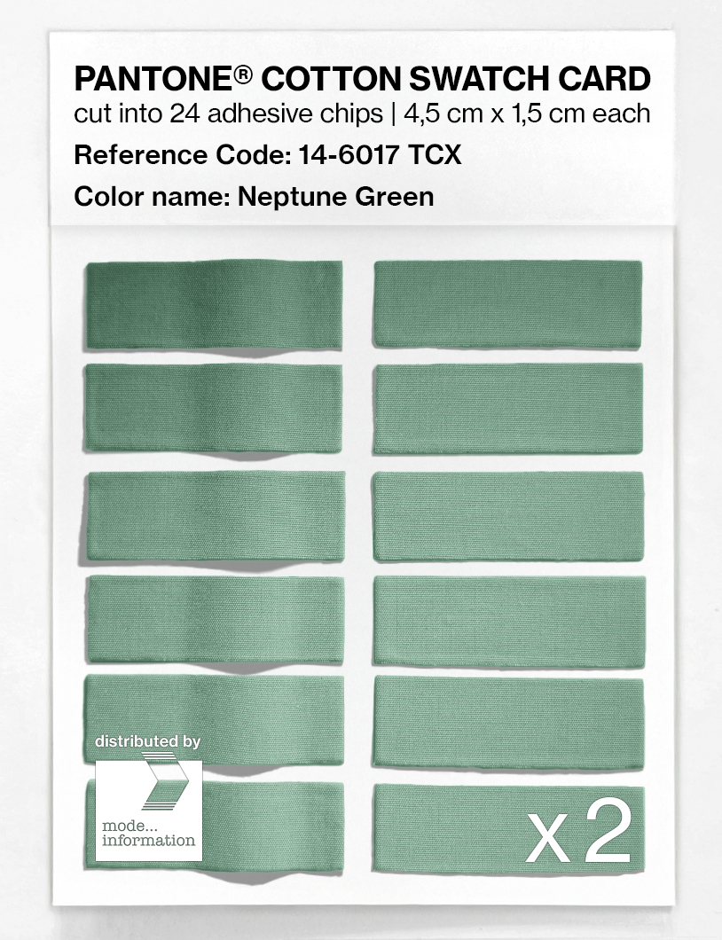 Artikelbild 6 des Artikels “PANTONE® COTTON SWATCH CARD 14-6017 TCX Neptune Green “