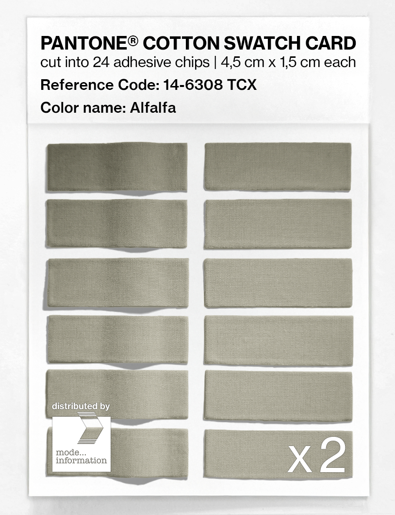 Artikelbild 6 des Artikels “PANTONE® COTTON SWATCH CARD 14-6308 TCX Alfalfa “
