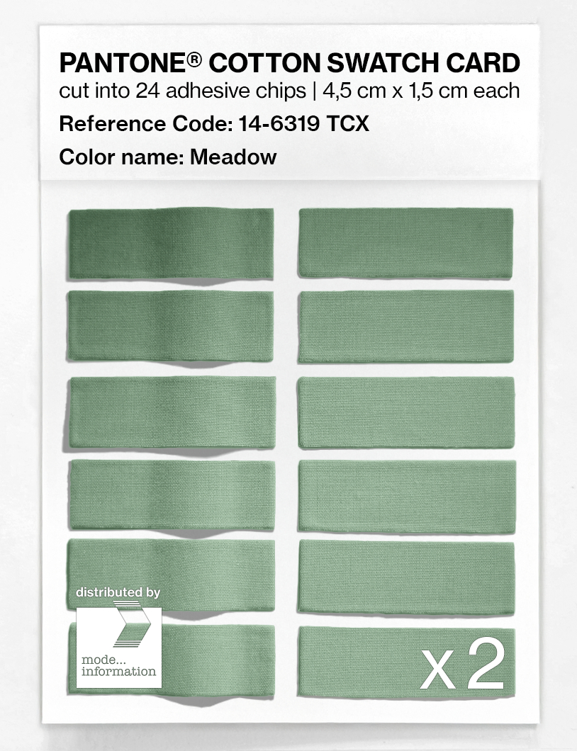 Artikelbild 6 des Artikels “PANTONE® COTTON SWATCH CARD 14-6319 TCX Meadow “