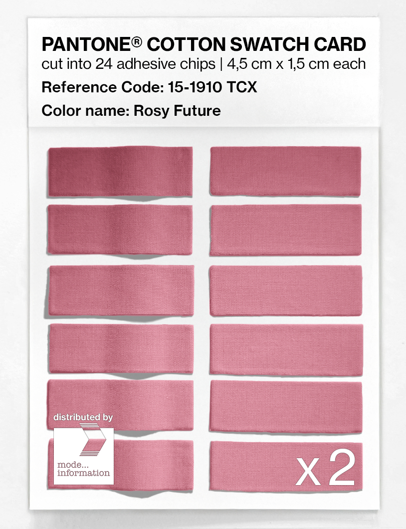 Artikelbild 6 des Artikels “PANTONE® COTTON SWATCH CARD 15-1910 TCX Rosy Future “