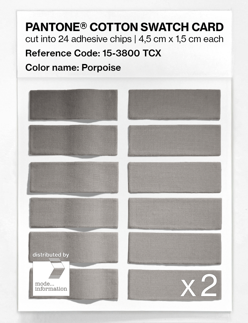 Artikelbild 6 des Artikels “PANTONE® COTTON SWATCH CARD 15-3800 TCX Porpoise “