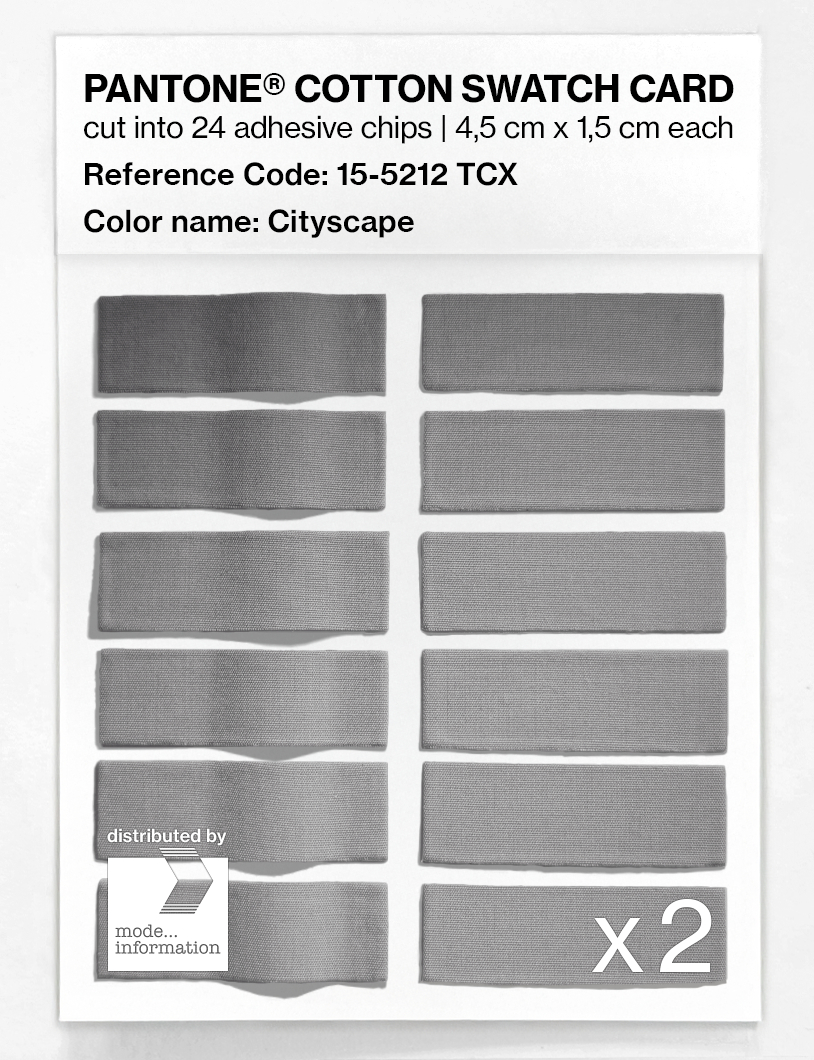 Artikelbild 6 des Artikels “PANTONE® COTTON SWATCH CARD 15-5212 TCX Cityscape “