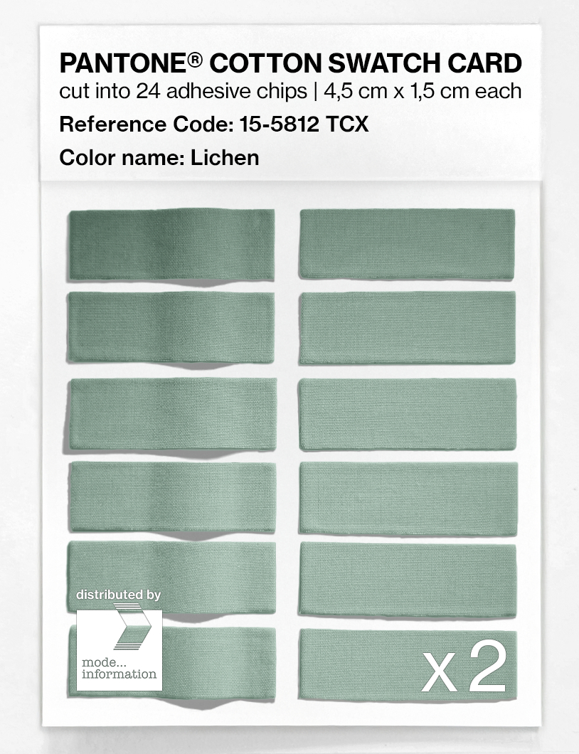 Artikelbild 6 des Artikels “PANTONE® COTTON SWATCH CARD 15-5812 TCX Lichen “